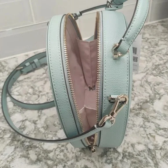 KATE SPADE TRAVELER EMBROIDERED CANTEEN CROSSBODY APHRODITE K6933 NWT $339